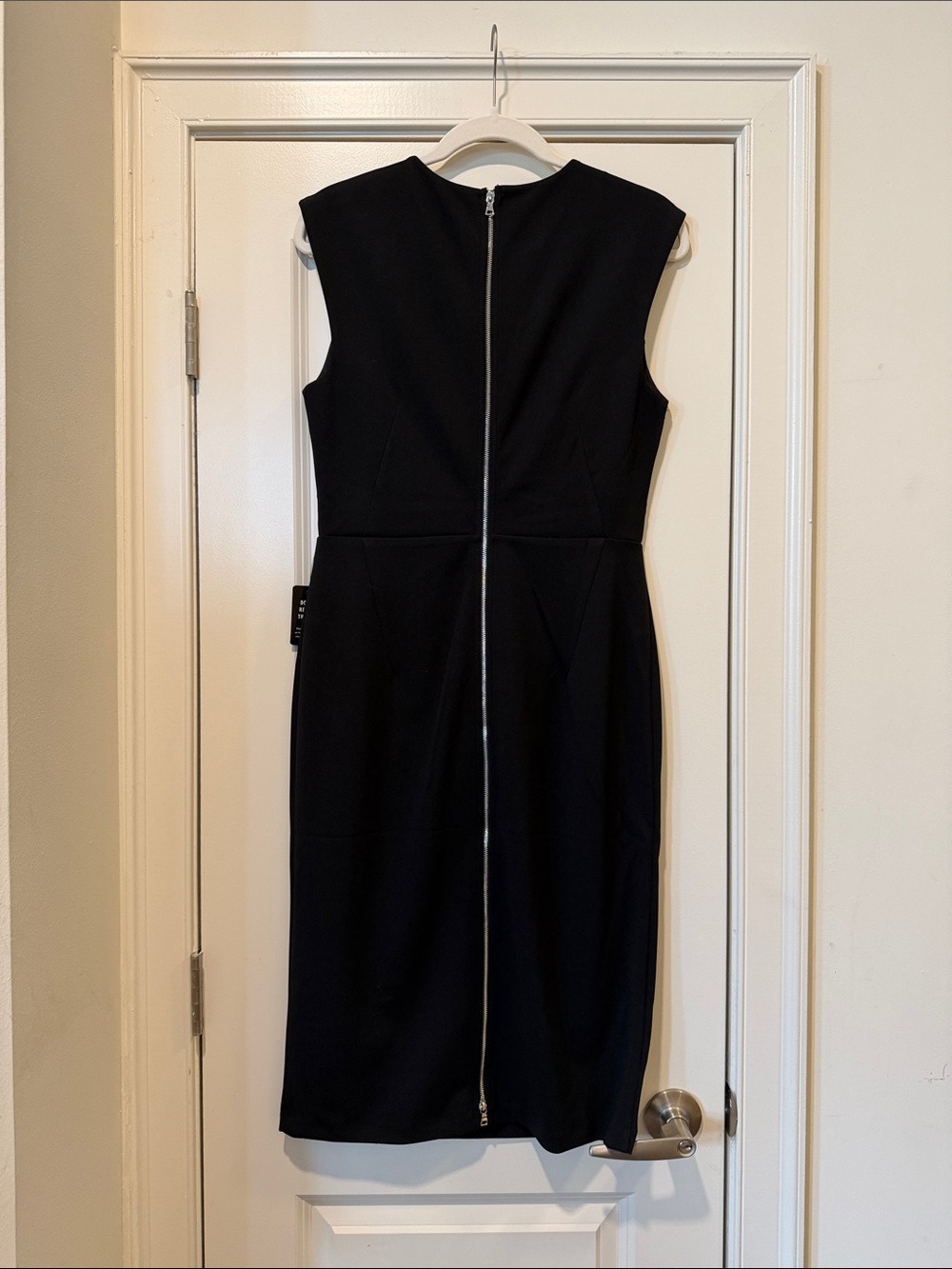 Classic Black Midi Sheath Dress - Picture 3 of 3